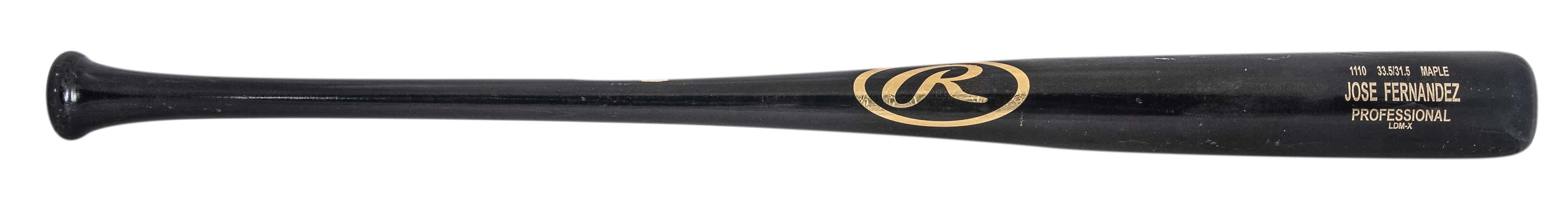 2014 Jose Fernandez Game Used Rawlings 1110 Model Bat (PSA/DNA GU 10)